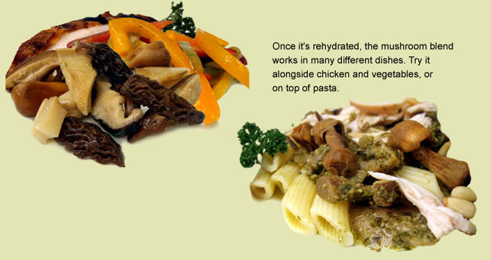 Try our Gourmet Mushroom Blend in pasta or with chicken!