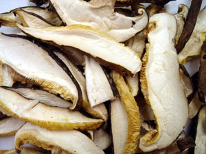 shiitake slices